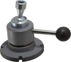 Wilton - 20 Lb Load Capacity, 3-3/4" Base Width/Diam, Work Positioner - 4-1/4" Max Height, Model Number 344 - Benchmark Tooling