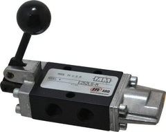 ARO/Ingersoll-Rand - 1/4" NPT Fingertip Air Valve - 3-Way, Lever Actuated/Spring Return, 0.7 CV Rate - Benchmark Tooling