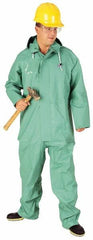 OnGuard - Size S, Green, Chemical Coverall - 1 Pocket, Open Ankle, Open Wrist - Benchmark Tooling
