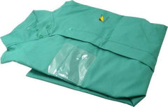 OnGuard - Size S, Green, Chemical, Rain, Flame Resistant/Retardant Jacket - 46" Chest, 1 Pocket - Benchmark Tooling