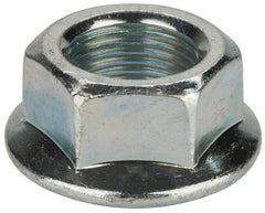 Value Collection - 3/4-16, 1-1/2" Flange Diam, Serrated Flange Nut - Grade Grade 2 Steel, Zinc-Plated Finish, 0.675" Flange Height - Benchmark Tooling