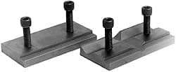 Cardinal Tool - 8" Wide x 3mm High, Step Vise Jaw - Hard, Steel, Fixed Jaw, Compatible with 8" Vises - Benchmark Tooling