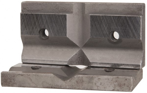 Cardinal Tool - 8" Wide x 3mm High, V-Groove Vise Jaw - Benchmark Tooling