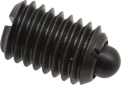 Gibraltar - 1/2-13, 3/4" Thread Length, 0.151" Plunger Projection, Steel Threaded Spring Plunger - 1/4" Max Plunger Diam, 0.75" Plunger Length, 5 Lb Init End Force, 28.5 Lb Final End Force - Benchmark Tooling