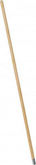 PRO-SOURCE - 54" Wood Female Thread Mop Handle - 1-1/8" Handle Diam, Metal Connector, Use with Wet Mops - Benchmark Tooling