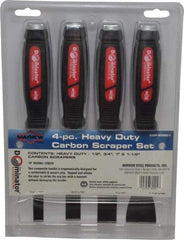 Mayhew - Stiff Carbon Steel 1-Edge Heavy-Duty Carbon Scraper Set - Benchmark Tooling