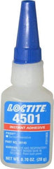 Loctite - 0.70 oz Bottle Clear Instant Adhesive - Series 4501 - Benchmark Tooling