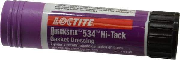 Loctite - 19 g Stick Purple Polyurethane Gasket Sealant - 300.2°F Max Operating Temp, 24 hr Full Cure Time, Series 534 - Benchmark Tooling