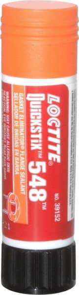 Loctite - 19 g Stick Orange Polyurethane Gasket Sealant - 300.2°F Max Operating Temp, 24 hr Full Cure Time, Series 548 - Benchmark Tooling