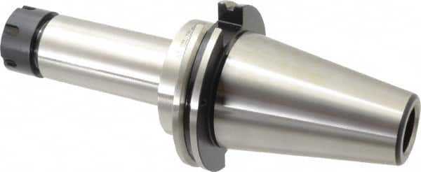 Parlec - 1mm to 16mm Capacity, 6.12" Projection, CAT50 Taper Shank, ER25 Collet Chuck - 10.12" OAL - Exact Industrial Supply