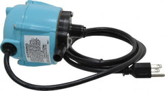 Little Giant Pumps - 1/150 HP, 3.2 psi, Aluminum Miniature Submersible Pump - 1/4 Inch Inlet, 1/4 Inch Outlet, 6 Ft. Long Power Cord, 1.1 Amp - Benchmark Tooling