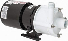 Little Giant Pumps - 1/12 HP, 23.7 Shut Off Feet, Magnetic Drive Pump - 3250 RPM, 1 Phase, 60 Hz - Benchmark Tooling