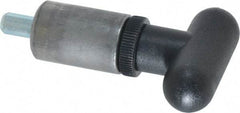 Gibraltar - 3/8" Pin Diam, 0.6" Usable Length, T Handle Quick Release Pin - 3-3/4" OAL, Plastic Handle - Benchmark Tooling