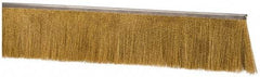 PRO-SOURCE - 5/16" Back Strip Brush Width, Stainless Steel Back Strip Brush - 4" Bristle Length, Stainless Steel, 36" OAL - Benchmark Tooling