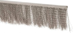 PRO-SOURCE - 5/16" Back Strip Brush Width, Stainless Steel Back Strip Brush - 4" Bristle Length, Stainless Steel, 72" OAL - Benchmark Tooling