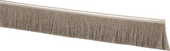 PRO-SOURCE - 1/2" Back Strip Brush Width, Stainless Steel Back Strip Brush - 2" Bristle Length, Stainless Steel, 36" OAL - Benchmark Tooling