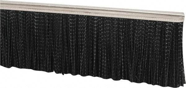 PRO-SOURCE - 7/8" Back Strip Brush Width, Stainless Steel Back Strip Brush - 3" Bristle Length, Nylon, 36" OAL - Benchmark Tooling
