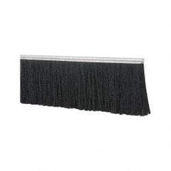 Value Collection - 5/16" Back Strip Brush Width, Stainless Steel Back Strip Brush - 4" Bristle Length, Nylon, 36" OAL - Benchmark Tooling