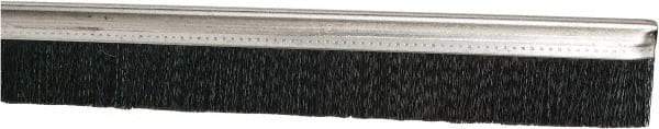 PRO-SOURCE - 5/16" Back Strip Brush Width, Stainless Steel Back Strip Brush - 1" Bristle Length, Nylon, 72" OAL - Benchmark Tooling