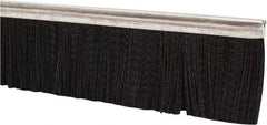 PRO-SOURCE - 5/16" Back Strip Brush Width, Stainless Steel Back Strip Brush - 2" Bristle Length, Nylon, 72" OAL - Benchmark Tooling