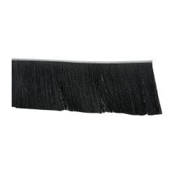 PRO-SOURCE - 1/2" Back Strip Brush Width, Metal Black Nylon Strip Brush - 6" Bristle Length, Nylon, 36" OAL - Benchmark Tooling