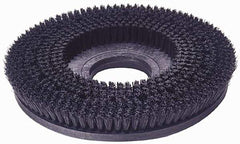 Made in USA - 15" Diam Floor Brush - 13" Machine, Polypropylene - Benchmark Tooling