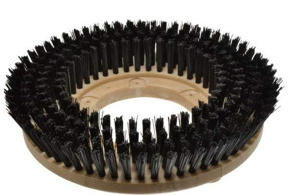 Made in USA - 13" Diam Floor Brush - 11" Machine, Polypropylene - Benchmark Tooling