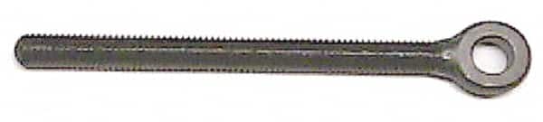 Gibraltar - 3/4-10, External Male Thread, Steel, Eye Hole Head, Rod End - Black Oxide Finish, 3/4" Shank Diam, 6" Hole Center to End, Grade C-1035 & C-1030, 1-1/2" Thread Length - Benchmark Tooling