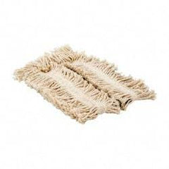 Rubbermaid - 24" Long x 5" Wide Yarn Blend Dust Mop Head - Envelope Connection, White - Benchmark Tooling