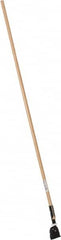 Rubbermaid - 60" Swivel Hardwood Quick Connect Mop Handle - Use with Dust Mops - Benchmark Tooling