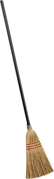 PRO-SOURCE - 54-1/2" OAL Corn Bristle Broom - Wood Handle - Benchmark Tooling