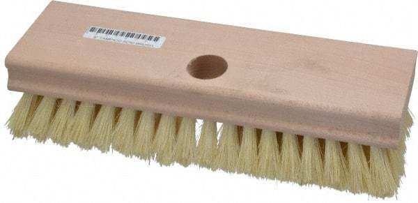 PRO-SOURCE - Tampico Scrub Brush - 8" OAL, Tapered Handle - Benchmark Tooling