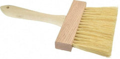 PRO-SOURCE - Tampico Surface Preparation Kalsomine Brush - 3" Bristle Length, 6" Wide, Wood Handle - Benchmark Tooling