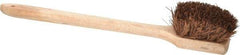 PRO-SOURCE - 2" Bristle Length, Palmyra Utility Scrub Brush - 20" OAL, Hardwood Block - Benchmark Tooling