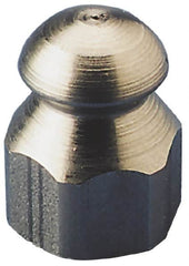 Value Collection - 4,200 psi Fixed, Stainless Steel, Sewer Pressure Washer Nozzle - 7.5mm Orifice Diam, 1/4" Thread, FPT, Polished - Benchmark Tooling