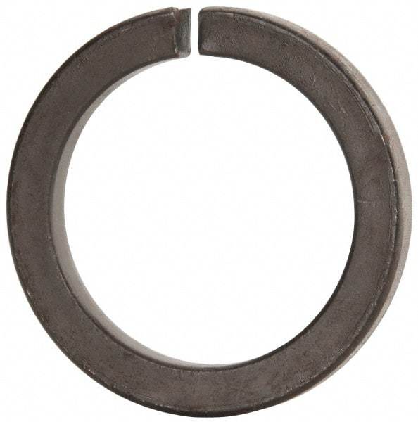 Value Collection - 3", 2.008" ID, 0.458" Thick Split Lock Washer - Grade 8 Spring Steel, Uncoated, 2.008" Min ID, 2.039" Max ID, 4.074" Max OD - Benchmark Tooling