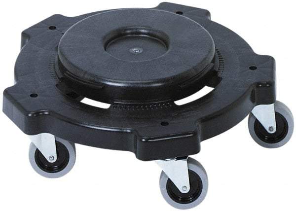 Continental - Round Polyethylene Twist-On Trash Can Dolly - Compatible with 20, 32, 44 & 55 Gal Containers, Compatible with Huskee 2000, 3200, 4444, 5500 - Benchmark Tooling