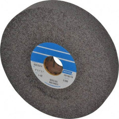 Norton - 6" Diam, 1" Face Width, 1" Center Hole, Fine Grade, Silicon Carbide Deburring Wheel - Convolute, Hard Density 9 Grade, 6,000 RPM - Benchmark Tooling