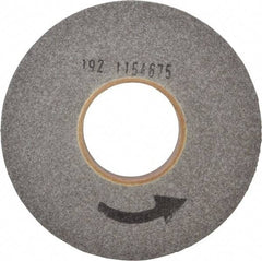 Norton - 8" Diam, 1" Face Width, 3" Center Hole, Fine Grade, Silicon Carbide Deburring Wheel - Convolute, Hard Density 8 Grade, 4,500 RPM - Benchmark Tooling