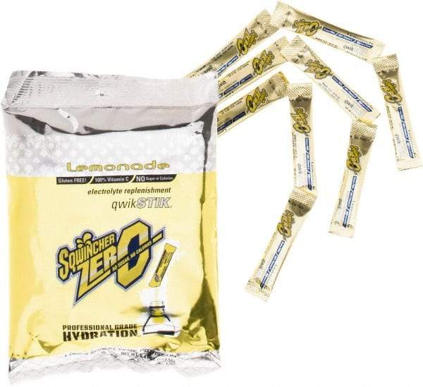 Sqwincher - 0.11 oz Packet Sugar Free Lemonade Activity Drink - Powdered, Yields 20 oz - Benchmark Tooling