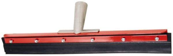 Haviland - 30" Rubber Blade Floor Squeegee - Double Edge, Gray, Metal Holder - Benchmark Tooling