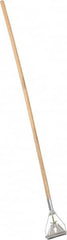 PRO-SOURCE - 60" Wood Quick Connect Mop Handle - Metal Connector, Use with Wet Mops - Benchmark Tooling