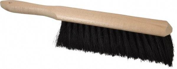 PRO-SOURCE - Tampico Counter Duster - 2-1/2" Bristle Length, 9" Long Head, Hardwood Handle, Black - Benchmark Tooling