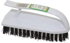 PRO-SOURCE - Polypropylene Scrub Brush - 6-1/2" OAL, Easy Grip Handle, Plastic Block - Benchmark Tooling