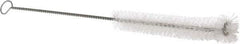 PRO-SOURCE - 1/2" Diam Nylon Tube Brush - 8" OAL, 3" Head Length, Wire Handle - Benchmark Tooling