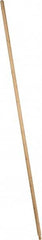 PRO-SOURCE - 48 x 7/8" Wood Handle for Push Brooms - Threaded Connection, Tan - Benchmark Tooling