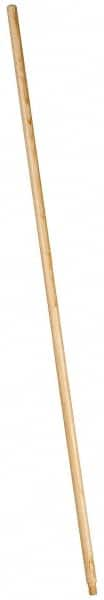 PRO-SOURCE - 54 x 15/16" Wood Handle for Push Brooms - Threaded Connection, Tan - Benchmark Tooling