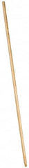 PRO-SOURCE - 54 x 15/16" Wood Handle for Push Brooms - Threaded Connection, Tan - Benchmark Tooling