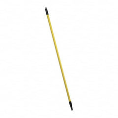 PRO-SOURCE - 48 x 1" Fiberglass Handle for Push Brooms - Threaded Connection, Yellow - Benchmark Tooling