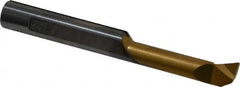 Carmex - 0.24" Min Bore Diam, 0.87" Max Bore Depth, 6mm Shank Diam, Profile Boring Bar - 0.008" Corner Radius, Right Hand Cut, Solid Carbide, TiN Finish - Exact Industrial Supply